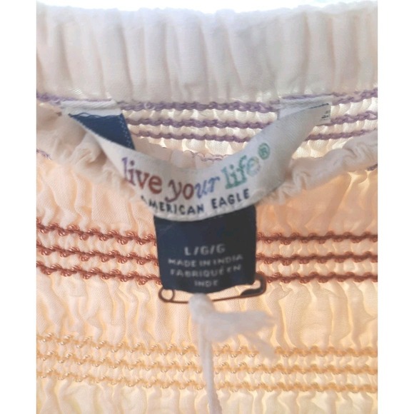 New American Eagle Long  Midi Skirt Size Large Cottagecore Summer Fairy - Picture 6 of 10